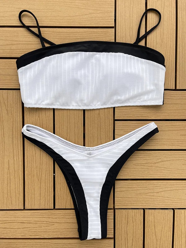 🤍 30% KORTING 🤍 - Color Block Bikini