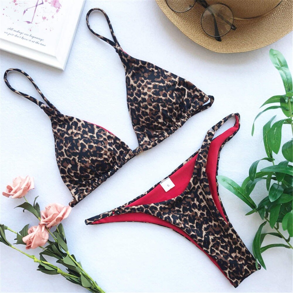 UITVERKOCHT - Leopard Brazil Bikini