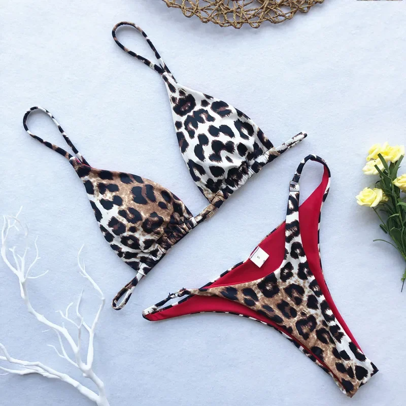 UITVERKOCHT - Leopard Brazil Bikini