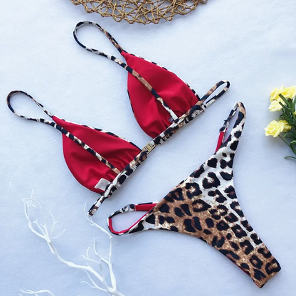 UITVERKOCHT - Leopard Brazil Bikini