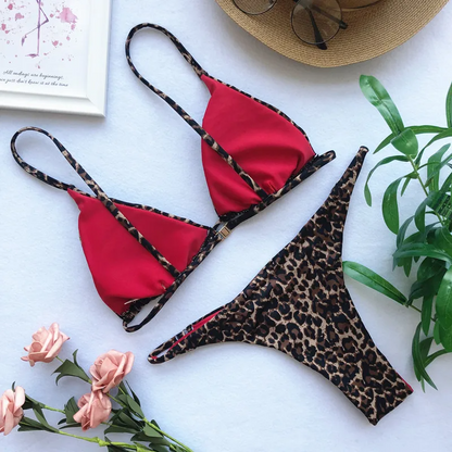 UITVERKOCHT - Leopard Brazil Bikini