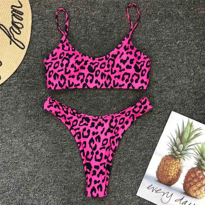 Leopard Bandeau Bikini