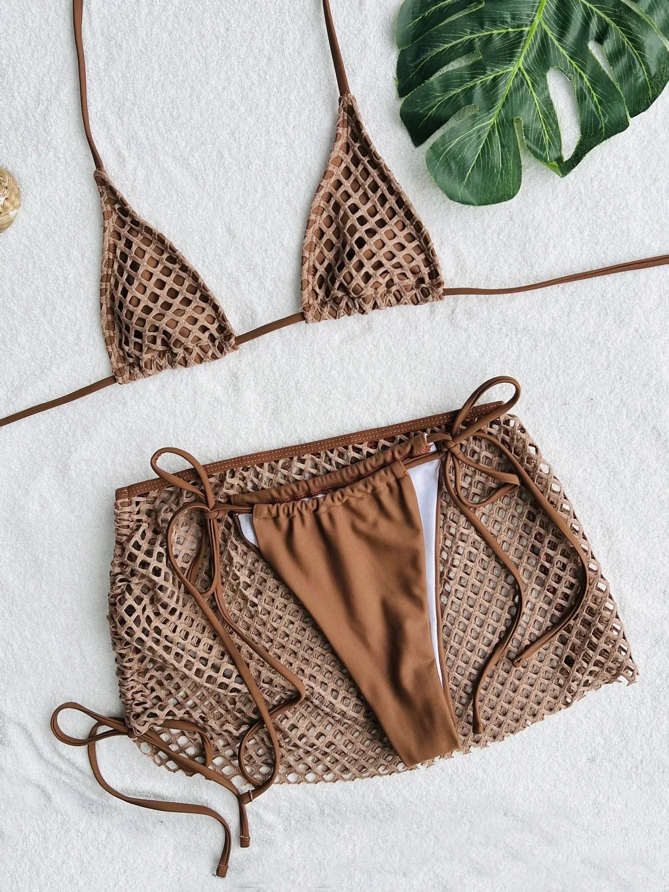 Driedelige Mesh Bikini