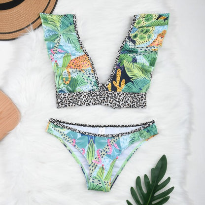 Ruffled Bikini Set