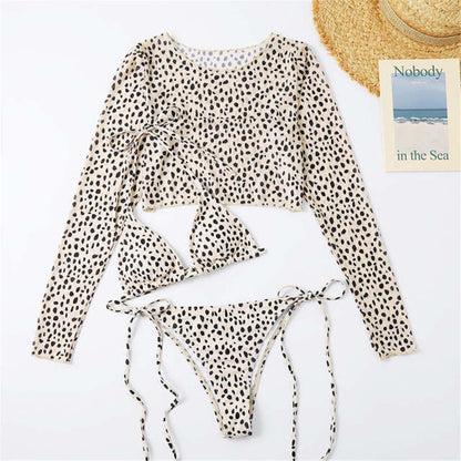 Leopard Bikini + Cover Up